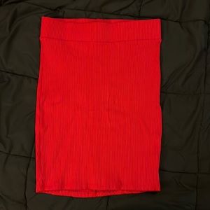 Fashion Nova Red Skirt